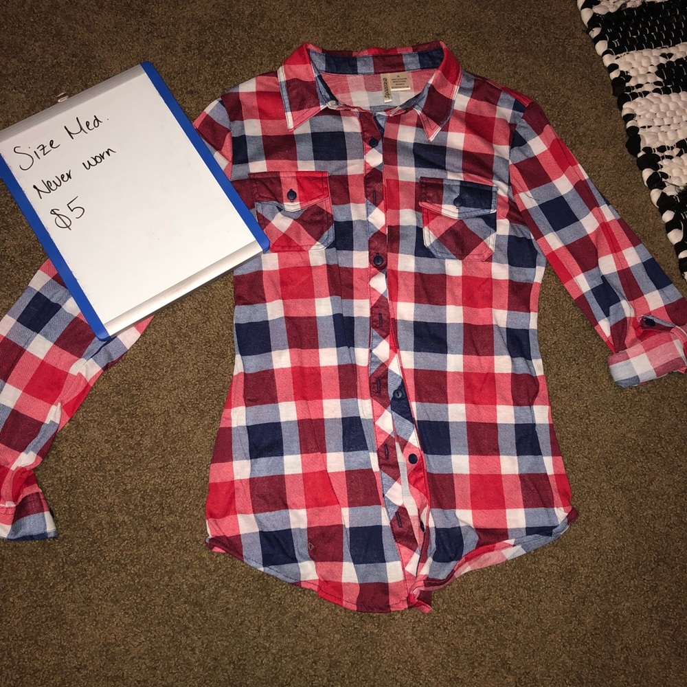 Flannel button up